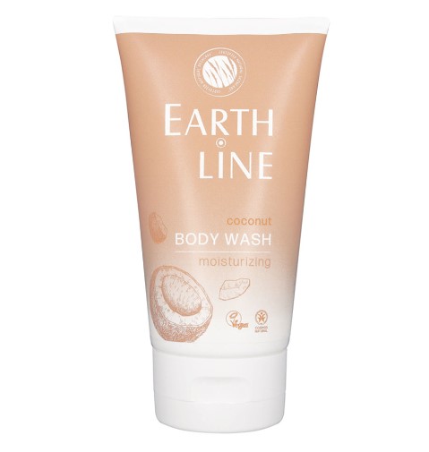 Bodywash coconut van Earth.Line, 1 x 150 ml