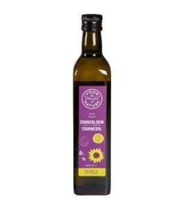 Zonnebloemolie van Your Organic Nature, 6x 500 ml.