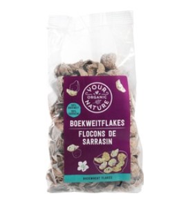 Boekweitflakes van Your Organic Nature, 6 x 250 g