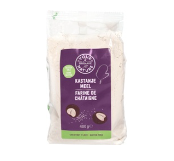 Kastanjemeel van Your Organic Nature, 6 x 400 g Kastanjemeel van Your Organic Nature, 6 x 400 g