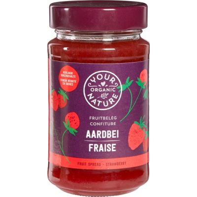 Aardbei Fruitbeleg van Your Organic Nature, 6 x 250 g