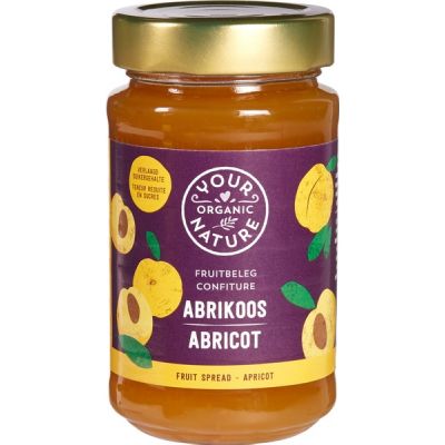 Abrikozen Fruitbeleg van Your Organic Nature, 6 x 250 g