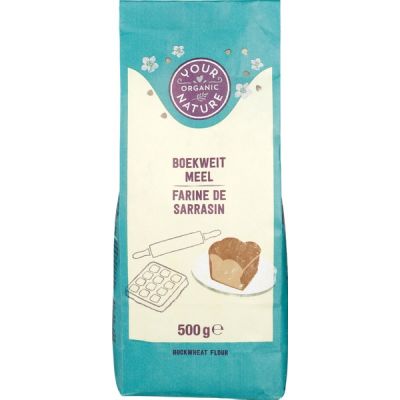 Boekweitmeel van Your Organic Nature, 4 x 500 g