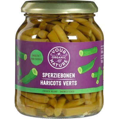 Sperziebonen van Your Organic Nature, 6 x 340 g
