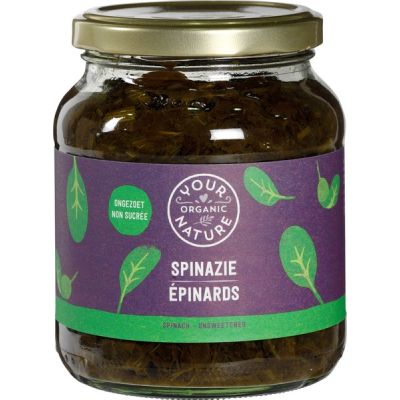 Spinazie van Your Organic Nature, 6 x 340 g