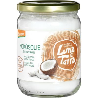 Giet getuigenis Oranje Kokosolie extra vierge van Luna e Terra, 1 x 400 g | Biovoordeel