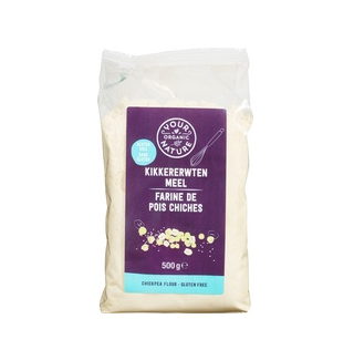 Kikkererwtenmeel van Your Organic Nature, 6 x 500 g