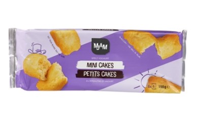 Mini cakes naturel van MJAM, 15 x 198 g