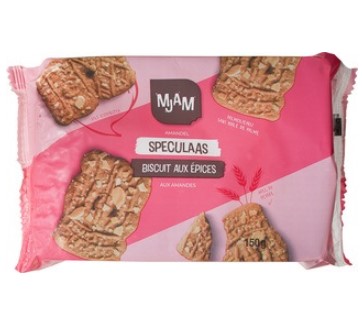 Amandelspeculaas van MJAM, 6 x 150 g
