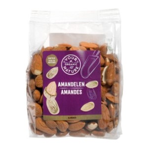 Amandelen van Your Organic Nature, 8 x 200 g