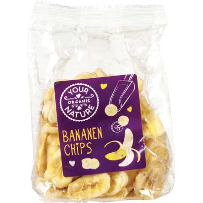 Bananenchips van Your Organic Nature, 8 x 160 g