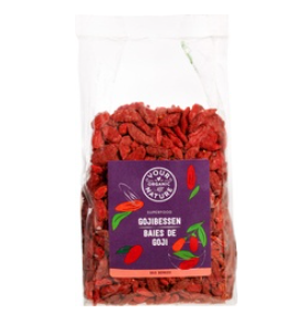 Goji bessen van Your Organic Nature, 6 x 250 g