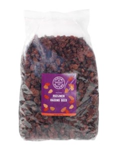 Rozijnen Sultana van Your Organic Nature, 6 x 1 kg