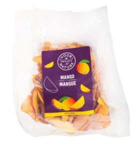 Mangoreepjes van Your Organic Nature, 8 x 200 g