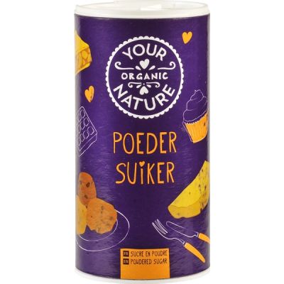 Poedersuiker rietsuiker van Your Organic Nature, 6 x 125 g