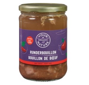 Runderbouillon vloeibaar van Your Organic Nature, 6 x 500 ml