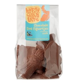 Sintfiguren melk van Happy Chocolate, 12 x 115 g Sintfiguren melk van Happy Chocolate, 12 x 115 g