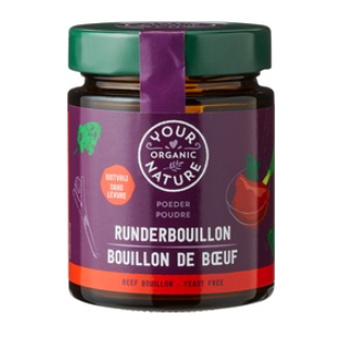 Heldere runderbouillonpoeder zonder gist van Your Organic Nature
