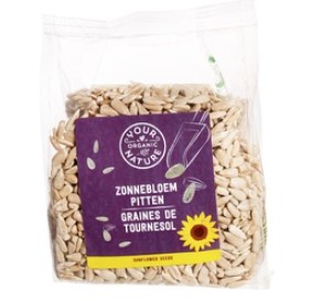 Zonnebloempitten van Your Organic Nature, 8 x 200 g