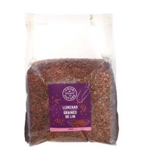 Lijnzaad van Your Organic Nature, 6 x 1 kg