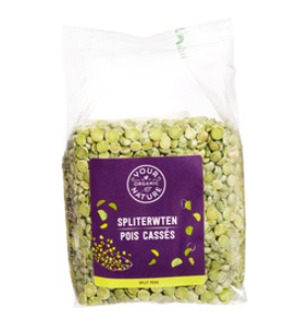 Spliterwten van Your Organic Nature, 6 x 400 g