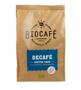 Decaf Arabica Decafé van Biocafe pads, 6 x 36 stk