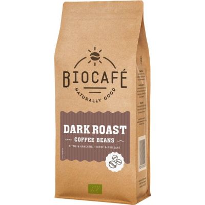 Melange Dark Roast van Biocafe bonen, 6 x 500 g