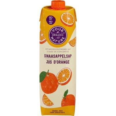 Sinaasappel sap van Your Organic Nature, 6 x 1 l