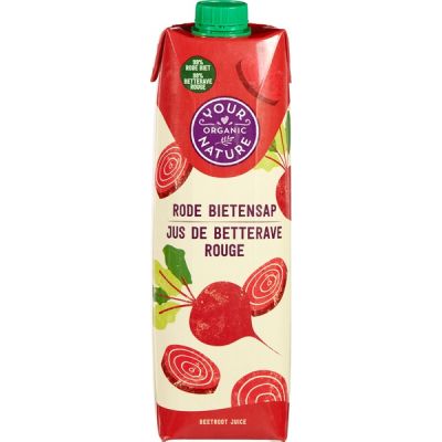 Rode biet sap van Your Organic Nature, 6 x 1 l