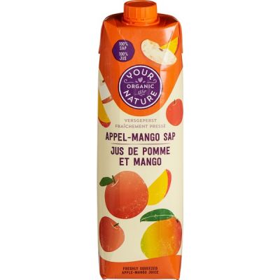 Appel-mango van Your Organic Nature, 6 x 1 l