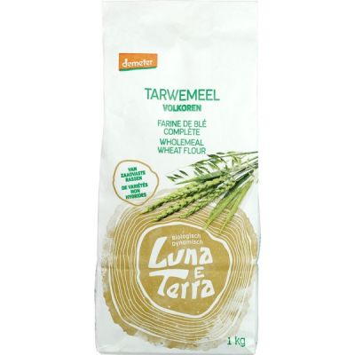 Tarwemeel volkoren Demeter van Luna e Terra, 6 x 1000 g