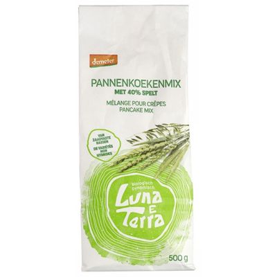 Pannenkoekmix met spelt van Luna e Terra, 4 x 500 g