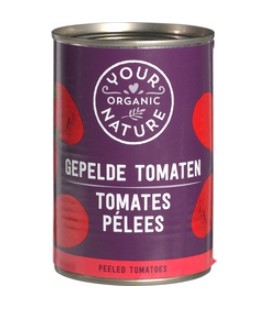 Gepelde tomaten van Your Organic Nature, 12 x 400 g