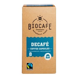 Decaf van Biocafe capsules, 6 x 20 stuks