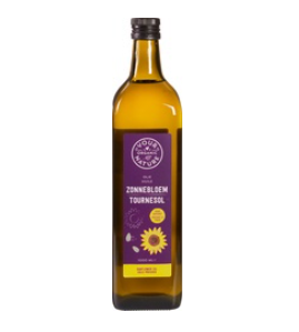 Zonnebloemolie van Your Organic Nature, 6 x 1 l