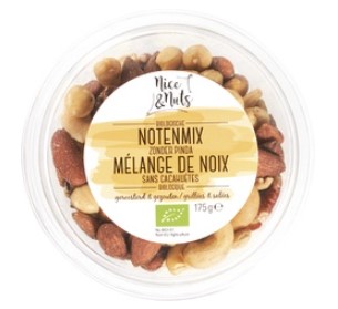 Notenmix geroosterd zonder pinda met zout van Nice & Nuts, 8 x 1
