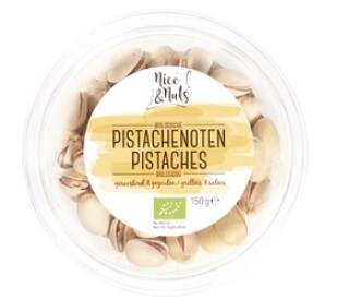 Pistachenoten geroosterd en gezouten van Nice & Nuts, 8 x 150 g
