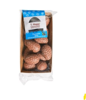Paaseitjes melk massief van Happy Chocolate, 12 x 150 g