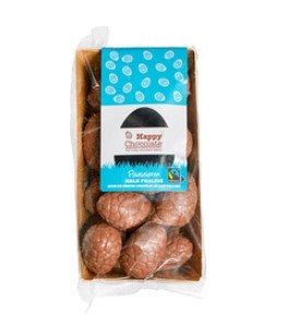 Paaseitjes melk praliné van Happy Chocolate, 12 x 150 g