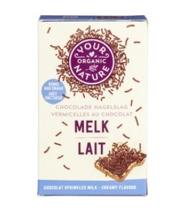 Chocolade Hagelslag melk van Your Organic Nature, 12 x 225 g