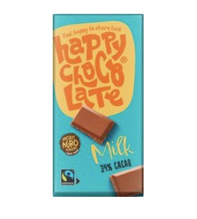 Melk Chocolade repen van Happy Chocolate, 15 x 200 g