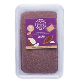 Kokosbrood cacao van Your Organic Nature, 12 x 225 g