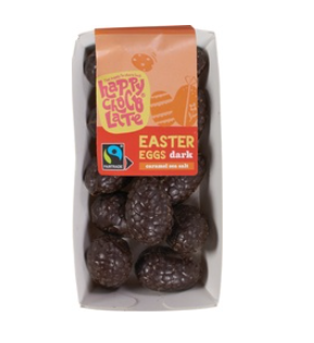 Paaseitjes puur karamel zeezout massief van Happy Chocolate, 12