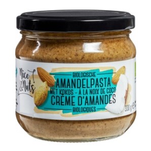 Amandelpasta met kokos van Nice & Nuts, 6 x 330 g