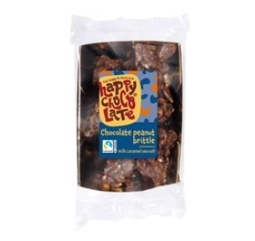 Pindarots caramel zeezout van Happy Chocolate, 12 x 150 g