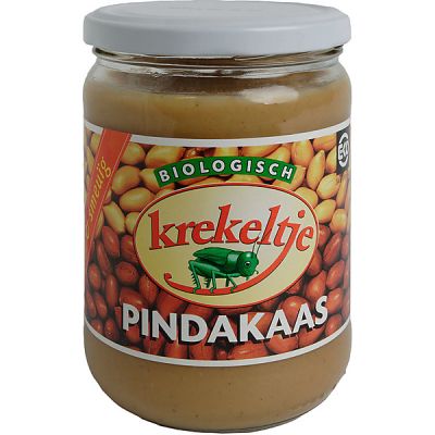 Pindakaas met zout van Krekeltje, 6x 500 gr