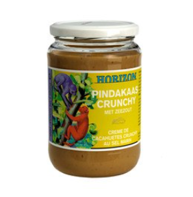 Pindakaas Crunchy met zout van Horizon, 6x 650 gr