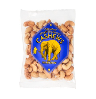 Cashewnoten gerookt en gezouten, 12x 100 gram Horizon