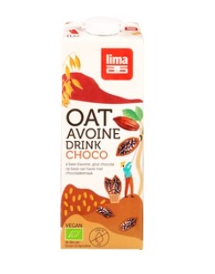 Haver-choco drink van Lima, 8 x 1 l