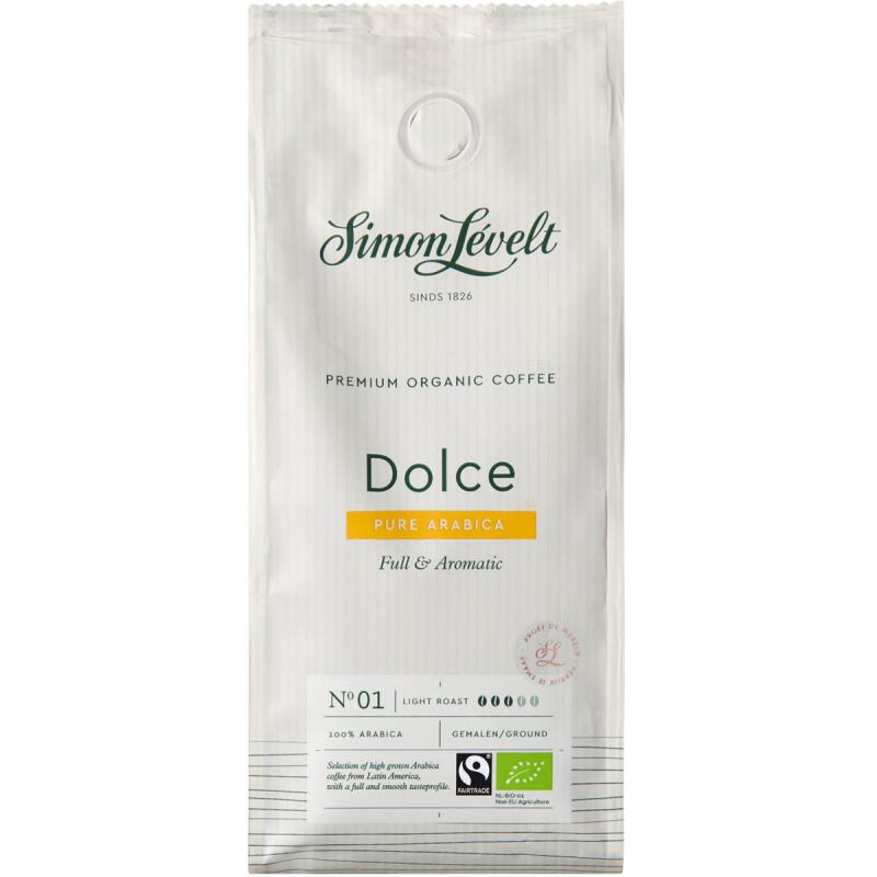 Arabica Dolce (goud) van Simon Lévelt gemalen, 6x 250 gr
